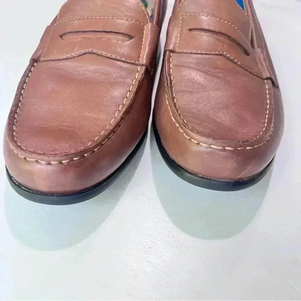 Men Nunn Bush Drexel Moc Toe Penny Loafer KORE Walking Comfort Leather Sz‎ 9